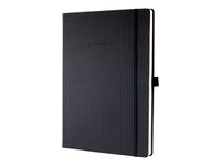 Sigel Conceptum Pure Hardcover - Carnet de notes A4 - ligné - noir