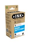 Cartouche compatible Epson T0711/T0891 Guépard/Singe - noir - Ink