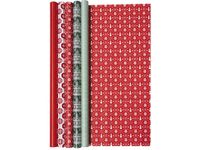 Clairefontaine Alliance - Papier cadeau - 70 cm x 2 m - 60 g/m² - motif au coin du feu