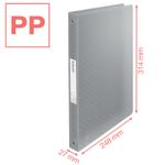 Esselte Colour'Breeze - Classeur 4 anneaux - Dos 20 mm - pour 140 feuilles - bleu