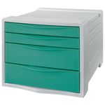 Esselte Colour'Breeze - Module de classement 4 tiroirs - vert