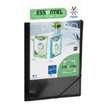 Viquel - Chemise personnalisable à rabats - A4 - noir