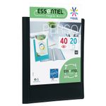 Viquel - Porte vues personnalisable - 40 vues - A4 - noir