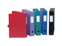 Viquel - Boîte de classement plastique - dos 40 mm - bleu