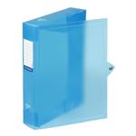 Viquel Propyglass - Boîte de classement plastique - dos 60 mm - bleu