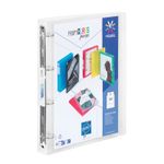 Viquel Propyglass - Classeur à anneaux personnalisable - Dos 35 mm - A4 - transparent