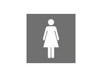 Pickup Home 3D - Plaque Acrylique Femmes - 9 x 9 cm - bois