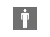 Pickup Home 3D - Plaque Acrylique Hommes - 9 x 9 cm - bois