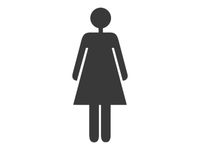 Pickup - Plaque de porte 3D Pro - Dames - gris