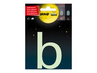 Pickup Glow in the dark - Étiquette autocollante phosphorescente 100 mm - Lettre B