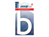 Pickup Home 3D Rio - Étiquette autocollante 100 mm - Lettre B -  blanc