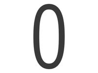 Pickup Home 3D Stockholm - Étiquette autocollante 90 mm - Lettre O - gris