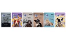 Agenda Oxford Funny Pets - 12x18cm - 6 décors - Hamelin