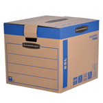 5 Cartons déménagement 85L - Bankers Box SmoothMove FastFold Fellowes