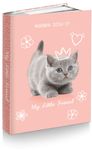 Agenda rembordé My Little Friends - 1 jour par page - 12x17 cm - 3 décors assortis - Kid'Abord