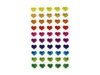 Maildor - 1 feuille gommettes cœurs