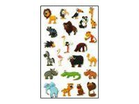 Maildor - 1 feuille gommettes savane