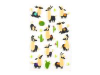 Maildor - 1 feuille gommettes lamas