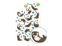 Maildor - 1 feuille gommettes loutres