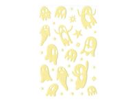 Maildor - 2 feuilles gommettes phosphorescentes fantôme