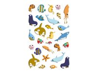 Maildor - 1 feuille gommettes aquarium