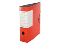 Leitz 180° Solid - Classeur à levier - Dos 82 mm - A4 - pour 500 feuilles - rouge