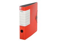 Leitz 180° Solid - Classeur à levier - Dos 65 mm - A4 - pour 350 feuilles - rouge