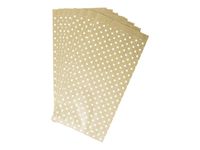 Clairefontaine - 50 Pochettes kraft étoiles - 15 cm x 6 cm x 31 cm