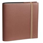 Agenda spiralé à élastique Time & Life Medium - 1 semaine sur 2 pages - 16 x 16 cm - cuivre - Quo Vadis