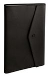 Agenda à spirale Clover Toscana Affaires avec répertoire - 1 semaine sur 2 pages - 10 x 15 cm - noir - Quo Vadis