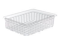 Guillin - 250 Barquettes jetables pour aliments - translucide - 1L