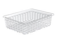 Guillin - 250 Barquettes jetables pour aliments - translucide - 375 ml