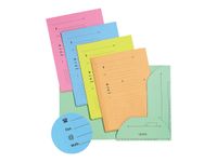 Oxford - 10 Chemises kraft à 2 rabats - coloris assortis