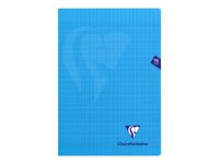 Clairefontaine Mimesys - Cahier polypro A4 (21x29,7 cm) - 96 pages - grands carreaux (Seyes) - disponible dans différentes couleurs