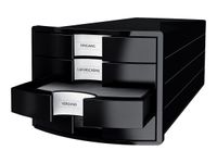 HAN Impuls - Module de classement 4 tiroirs - noir