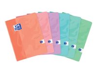 Oxford Touch - Cahier 17 x 22 cm - 96 pages - grands carreaux (seyès) - disponible dans différentes couleurs