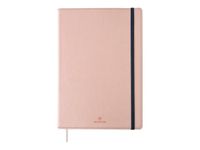 Oberthur Carmen - Carnet de notes souple A5 - uni - rose poudré