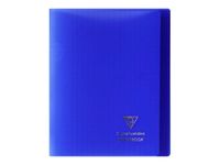 Clairefontaine Koverbook - Cahier polypro 17 x 22 cm - 96 pages - grand carreaux (seyes) - bleu marine