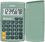 Calculatrice de poche Casio Petit-FX LC-401LV - 8 chiffres - alimentation batterie - vert