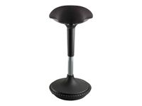 Siege technique MOOVE - tabouret assis-debout ergonomique - hauteur réglable jusqu'à 89 cm - noir