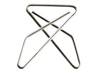 Exacompta - 100 Trombones attaches croisées - 30 x 40 mm