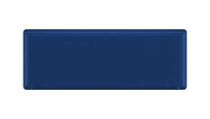 Panneau acoustique avec patine de fixation - L120 x 40 cm - Bleu