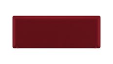 Panneau acoustique avec patine de fixation - L120 x 40 cm - Rouge