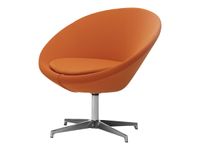 Chaise CIRCLE - siège pivotant - orange