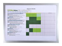 Exacompta - Cadre d'affichage magnétique A3 - argent