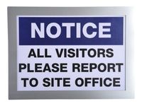 Exacompta - Cadre d'affichage magnétique A5 - argent