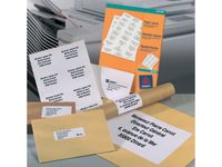 Avery - 2400 Étiquettes copieurs rouge fluo - 70 x 35 mm - réf DP24R-100