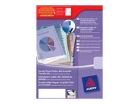 Avery - Double pochette intercalaire 6 positions - A4 Maxi - polypropylène