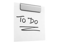 Durable Durafix - 5 Clips d'affichage adhésif 60 mm - argent métallisé