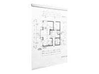 Durable Durafix - 5 Barres d'affichage adhésives 297 mm - argent métallisé - pour documents A3 portrait ou A4 paysage